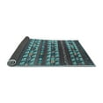 thumbnail image 2 of Ahgly Company Indoor Square Southwestern Light Blue Country Area Rugs, 3' Square, 2 of 4