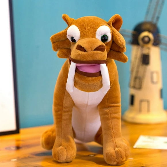 Ice Age Plush Toy Squirrel Mammoth Elephant Swordtooth Tiger Doll Cloth Doll Children‘s Birthday Gift