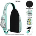 thumbnail image 3 of Crossbody Sling Backpack for Women Men Cute Nautical Shoulder Sling Crossbody Casual Chest Bag for Travel Sports Running Hiking, 3 of 6