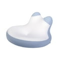 thumbnail image 2 of Almohada para Lectura de Cama Cojín de Apoyo Lumbar Ergonómico Almohada con Espuma Viscoelástica Accesorio para Relajación Y Postura Adecuada para Des Azul Blanco, 2 of 8