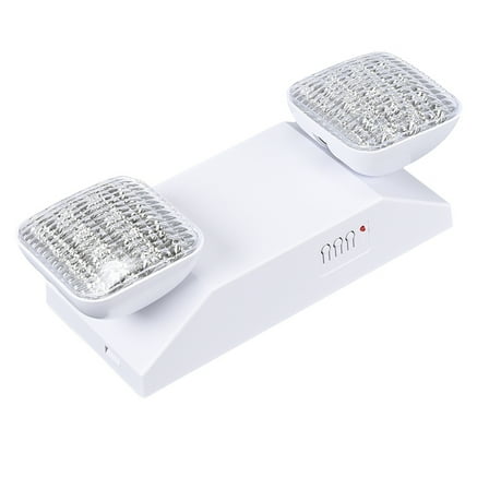 EU2C M6 LED Emergency Light Commercial Use 2 Lamps 90-Minute Battery Backup Power y6216