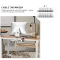 thumbnail image 2 of 2pcs Under Desk Cable Management Rack Compact Cable Organizer Storage Rack, 2 of 8