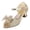 Gold, variant on Zshosam High Heels for Kids Girls Sandals Low Heels Dress Pump Open Toe Heels with Bow Ankle Strap Girl School Party for Little Big Kid Size 1,(Pink Big Kids 1)