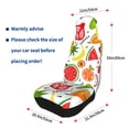 thumbnail image 6 of ZNDUO Cartoon Colourful Fruits Pattern Car Seat Covers, Breathable Polyester Universal Seat Covers for Cars, 2PCS Car Seat Covers Front Seats Only, 6 of 8