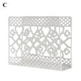 thumbnail image 2 of Hollow Napkin Holder Paper Towel Dispenser Tissue Rack Party Dining Table Decor, 2 of 10