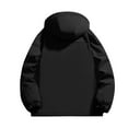 thumbnail image 5 of Hvyesh Waterproof Rain Jacket for Women 3-in-1 Zip Up Puffer Jackets Plus Size Hooded Warterproof Jacket with Pockets Black XXXXXXL, 5 of 7