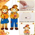 2Pcs Fall/Thanksgiving Scarecrow Sign Decorations Outdoor for Front ...