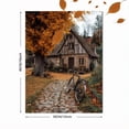 thumbnail image 3 of Autumn Countryside Cottage Canvas Print, Wall Decor for Living Room Bedroom Kitchen Dining Room Hallway Office Cafe Rustic, 3 of 8