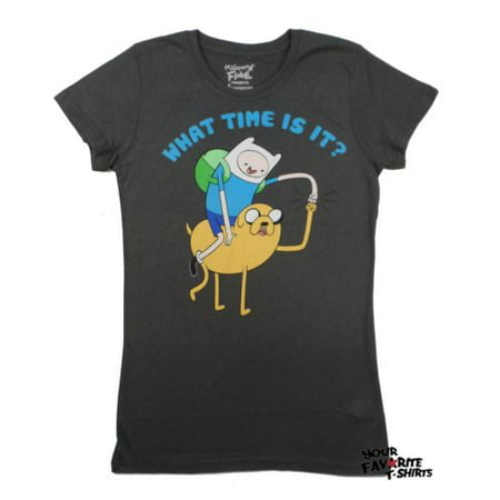 With Finn And Jake What Time Is It ? Junior T-Shirt