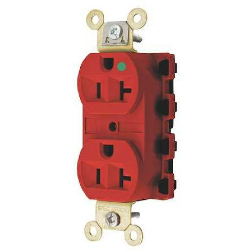 SNAPCONNECT SNAP8300RA 20A Duplex Modular Receptacle 125VAC 520R RD