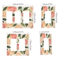thumbnail image 2 of Yayeee Rocker Switch Wall Plate 3-Gang 6.5"x4.6" Home Decorative Outlet Cover, Watercolor Grapefruit, 2 of 6