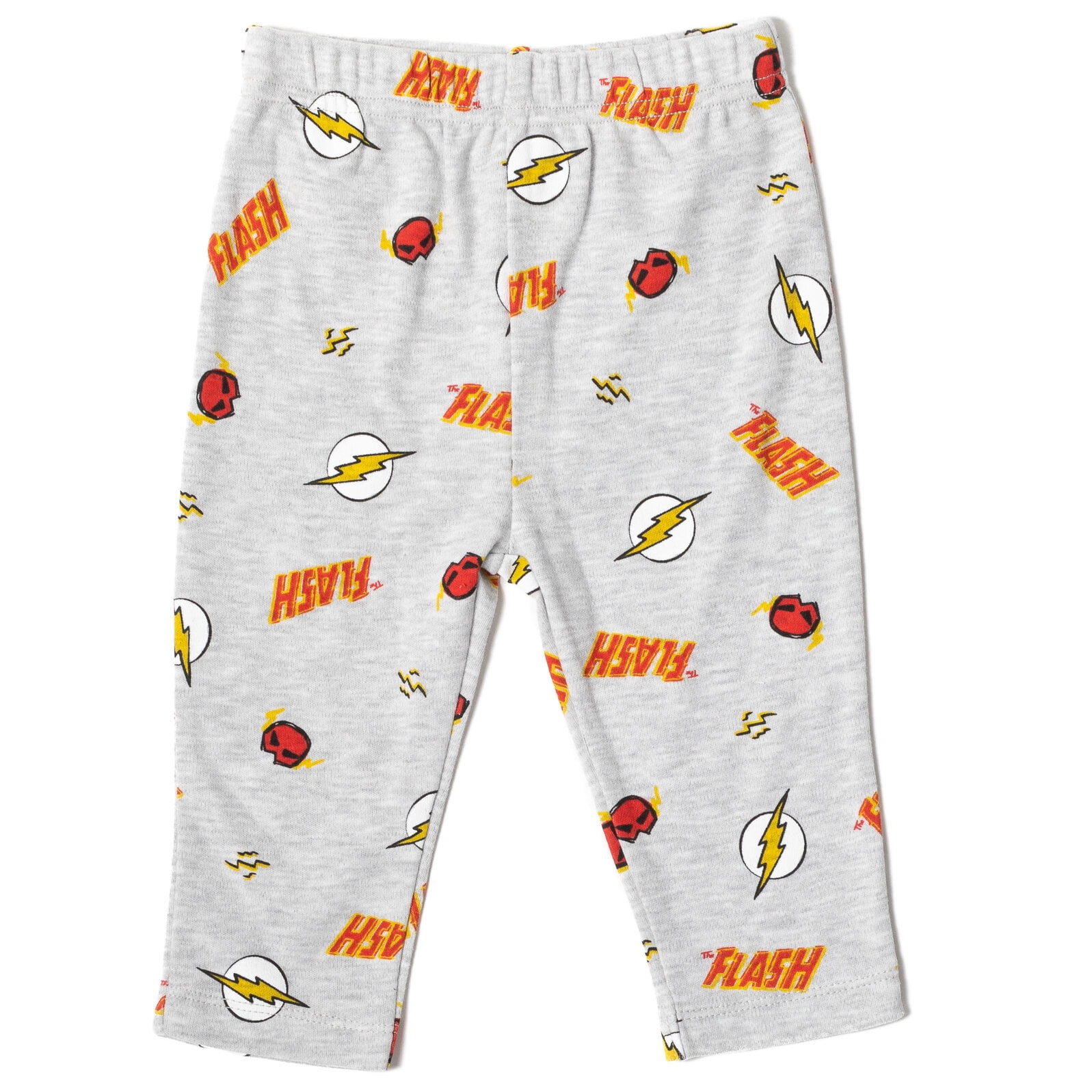 DC Comics Justice League The Flash Infant Baby Boys Bodysuit Pants and Hat 3 Piece Outfit Set Newborn to Infant