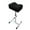 Black, variant on Pedicure Manicure Footrest with Soft Cushion Non Slip Simple Installation Convenient Comfortable Foot Nail Beauty Stool Stand Black