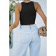 thumbnail image 4 of Tops Sin Mangas, Camisetas Sin Mangas, Informales, Suaves, Cuello Redondo, Simples, A La Moda, Para Fiestas De Vacaciones, Para El Trabajo, Citas. ANGGREK Otros, 4 of 6