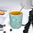 thumbnail image 5 of Yiaed Geometric Elements Print Ceramics Coffee,Large Handle Design,Extra Large Tea and Coffee Cup for Office and Home Mugs, 5 of 6