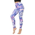 thumbnail image 2 of Luxalzxs Leggings for Women High Waisted Seamless Workout Leggings Yoga Pants Classic Retro Color Floral Graffiti Print Leggings Tights, 2 of 3