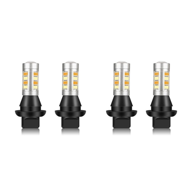 Riwesomey 2 piezas de luz de giro de alto brillo para coche, lámpara de señal de vehículo DRL, repuestos de iluminación para actualización Type1 NO1