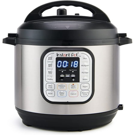 Instant Pot Duo 7-in-1 Electric Pressure Cooker, Slow Cooker, Rice Cooker, Steamer, Sauté, Yogurt Maker, Warmer & Sterilizer, Includes Free App with over 1900 Recipes, Stainless Steel, 3 Quart