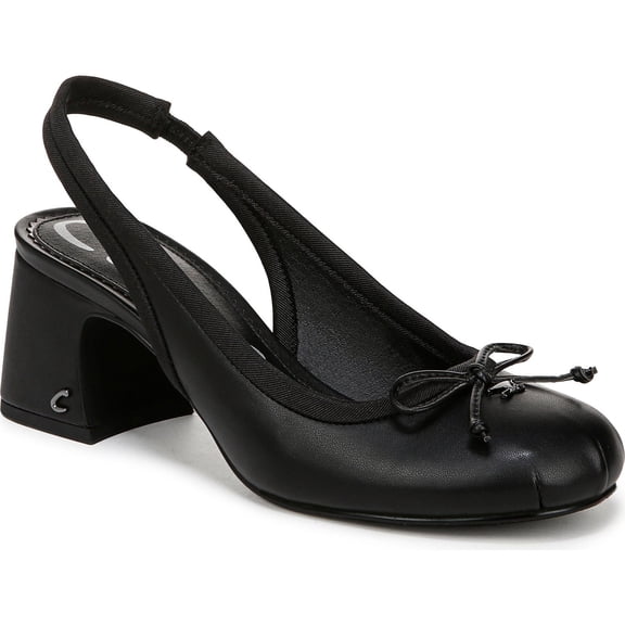 Circus NY by Sam Edelman Women's Diane Slingback Pump Black Leather 8.5M