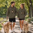 thumbnail image 4 of Carsablanco Pet Pouch Hoodie with Zippered Chest Carrier Pocket, Unisex Relaxed Fit Sweatshirt for Small Pets, 4 of 7