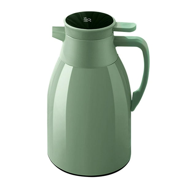 Termostato de Aislamiento Al Vacío Capacidad Controles de Temperatura Olla de Aislamiento Jarra de Café Térmica Hervidor Eléctrico para 1.9L Verde Sunnimix matraz de aislamiento