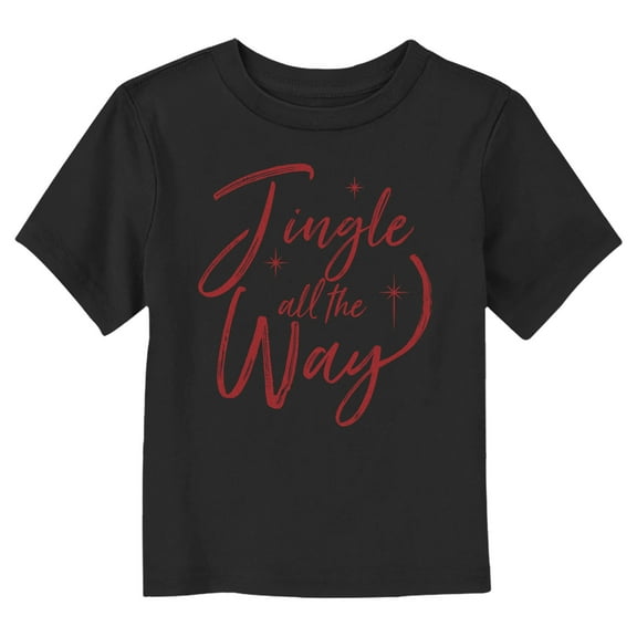 Toddler's Lost Gods Jingle All the Way Graphic Tee Black 2T