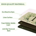 thumbnail image 5 of Spring Eucalyptus Leaves Monogram Letter T Door Mat 30 X 17 Inch Family Last Name Initial Welcome Doormat Indoor Outdoor Entrance Floor Rug Non Slip Spring Summer Decor Rubber Mats, 5 of 6