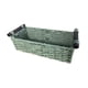 thumbnail image 5 of Cesta de almacenamiento organizadora para gabinete, apilable, rectangular, decorativa Verde, 5 of 9