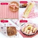 thumbnail image 4 of 100 hojas de papel encerado para envolver alimentos, papel para envolver pasteles, papel resistente a la grasa, impermeable, para sándwiches, queso, frutas, pan y verduras, 4 of 4