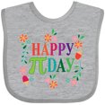 thumbnail image 3 of Inktastic Happy Pi Day Girls Girls Baby Bib, 3 of 4