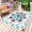 Red, variant on Boho Geometric Outdoor Rug 5x7 Ft - Reversible Patio Rug Outdoor Camping Rugs, Turquoise Red Ethnic Tribal Abstract Pattern Indoor Outdoor Area Rugs, Non-Slip Outdoor Carpet Runner for Deck/Porch
