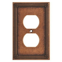 BRAINERD 135766 Ruston Single Duplex Outlet Wall Plate / Switch Plate / Cover