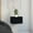Black, variant on Floating End Table / Saves Room Area in Living Spaces