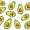 Avocados Pattern, variant on WIRESTER 11 Oz Ceramic Tea Cup Coffee Mug, Fresh Tomatoes Pattern
