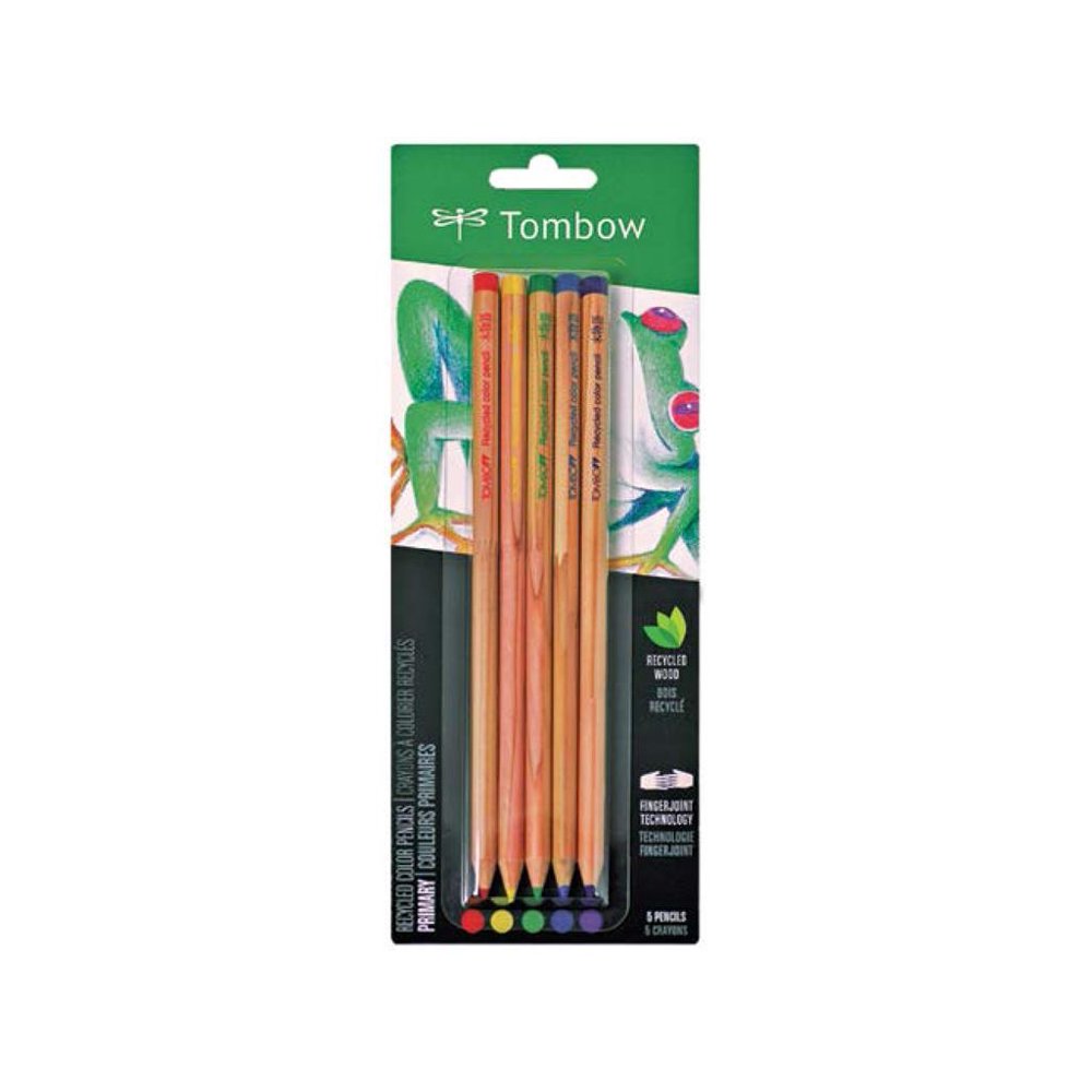 Tombow Color Pencil Set Recycled Primary 5pc