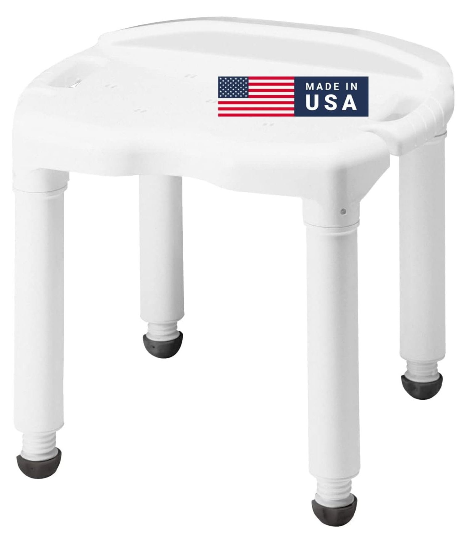 Carex Plastic Universal Shower Chair and Bath Seat with Adjustable Height Legs 400 lb Capacity Walmart