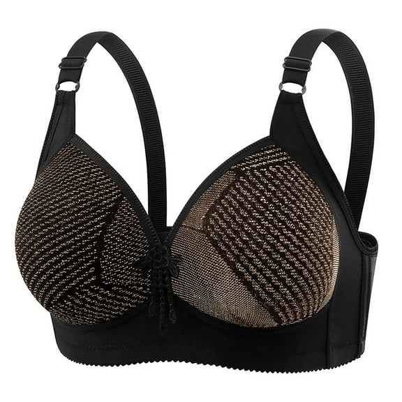 Womens Everyday Bras, Wireless Bras for Women - Soft No Underwire Comfortable Seamless Bra - Full Coverage Bralettes - Lace Floral Everyday Bra 38-44
