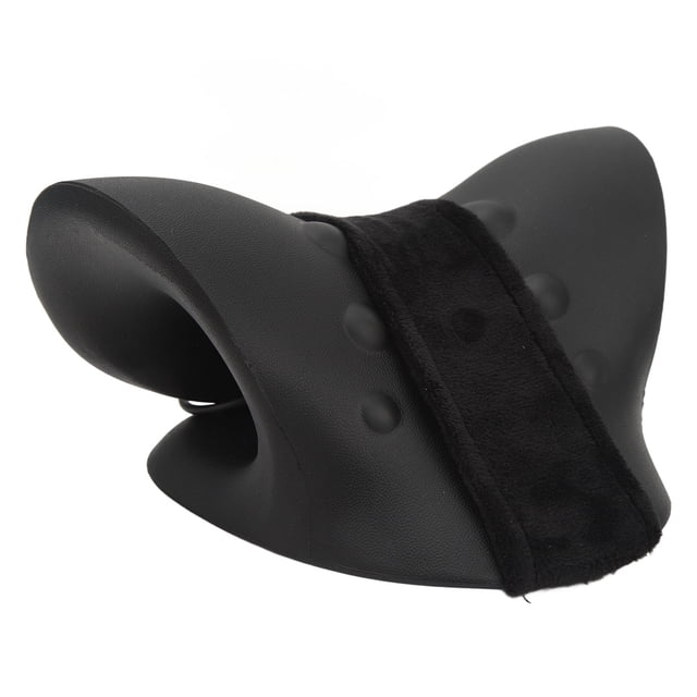 Heated Neck Stretcher, Effective PU Heated Cervical Traction Device Pillow Improve Blood Circulation for Home