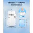 thumbnail image 4 of CO-Z 1.1 Gallon Water Distiller, 750W Countertop Home Office Countertop Distiller Water Making Machine, 4L Distilled Clean Water Maker, Distill Distilling Water Purifier Distillers, Pure Water Maker, 4 of 8