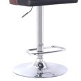 thumbnail image 4 of Hawthorne Collections Faux Leather Adjustable Bar Stool in Black, 4 of 4