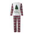 thumbnail image 1 of Disfraz Premium Conjunto de ropa de dormir familiar de Navidad Cuello redondo Camisas de manga larga + Pantalones Conjunto de ropa de dormir Ygjytge Blanco T XL para Unisex, 1 of 8
