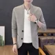 thumbnail image 3 of Suéter de punto para hombre, abrigo de color liso, ropa de hombre, cárdigan de negocios con bolsillos, chaqueta, réplica de alta calidad, nuevo en tops, 3 of 5