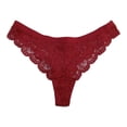thumbnail image 1 of Tanga Secret Treasures para Dama, de Encaje Rojo Talla EG, 1 of 4