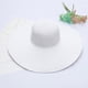 thumbnail image 3 of ¡Rebajas! Sombrero Fdelink para el sol, con protección UV, para verano, para mujer, ancho, de paja, para playa, para niña pequeña, plegable, color blanco., 3 of 3