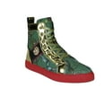 thumbnail image 2 of Mens High Top Shoes FIESSO by AURELIO GARCIA Chain Medusa Celebrity 2421 Green, 2 of 9