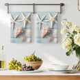 thumbnail image 3 of Nautical Coastal Kitchen Towels Set of 1, Ocean Sand Dollars Conch Starfish Wood Blue Absorbent Dish Towels for Kitchen, Microfiber Hand Towel, Quick Drying Tea Towel for Cleaning Dishcloths, 3 of 7