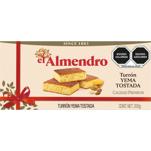 Selección de turrones El Almendro yema tostada 200 g