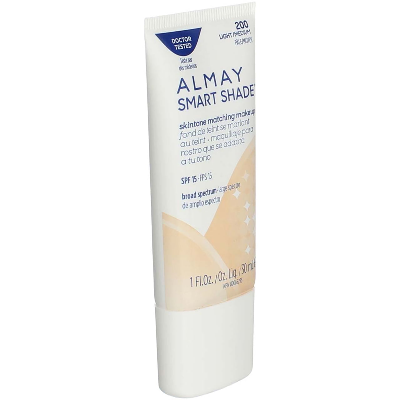 Almay Smart Shade Skin Tone Matching Makeup, Light/Medium [200] 1 oz (Pack of 3)