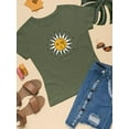 thumbnail image 3 of Vintage Sun Moon Daisy T-Shirt Women -Image by Shutterstock, Female 5X-Large, 3 of 4