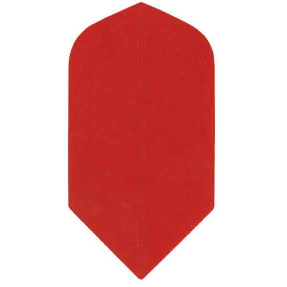 5 Sets (15 Flights) Red Slim Metronic Dart Flights - 75 Micron